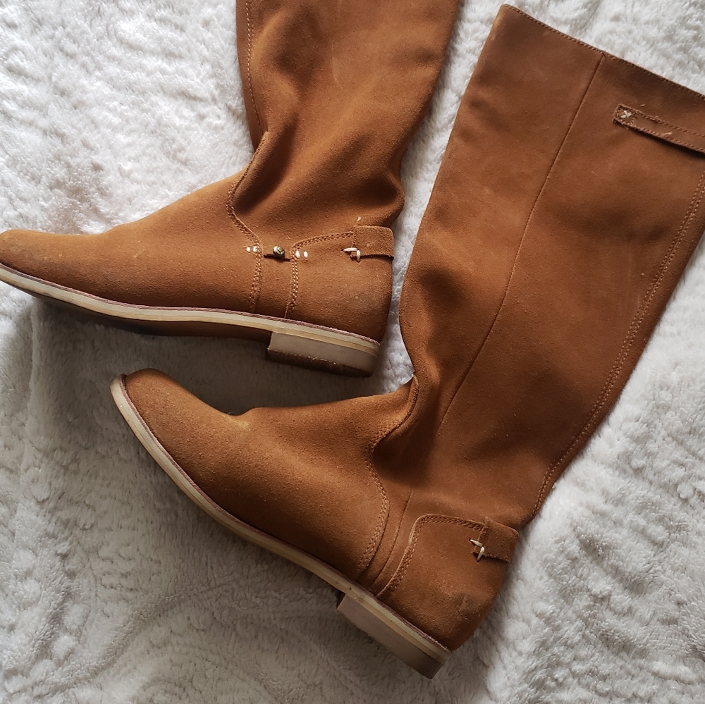 Reef High Desert Brown Camel Suede Slip On Boots